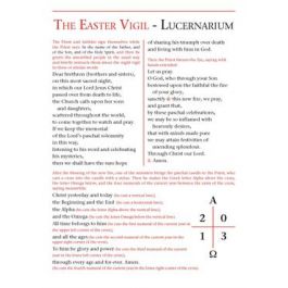 St Pauls Online Store Easter Vigil - Lucernarium Card | Books, Gift ...